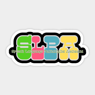 Speech therapy, Speech pathology, Speech language pathologist, slp, slpa, speech teacher Sticker